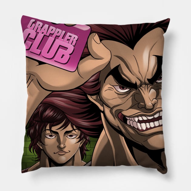 Baki Pillow by CoinboxTees