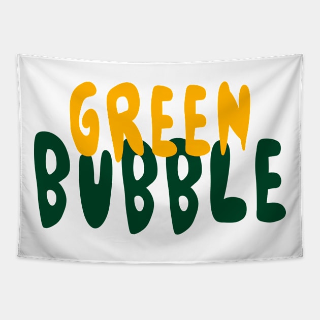 Green Bubble Tapestry by stefy