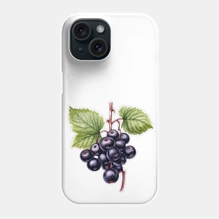 Blackcurrant Illustration Phone Case