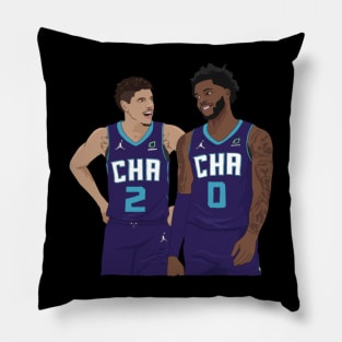 Lamelo Ball x Miles Bridges Charlotte Hornets Pillow