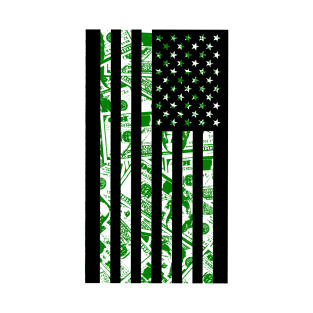 MONEY FLAG Front T-Shirt