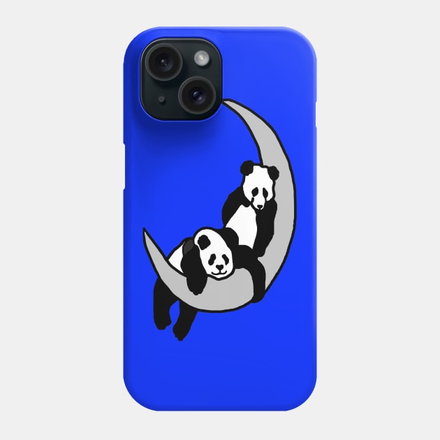 Panda Moon Phone Case by imphavok