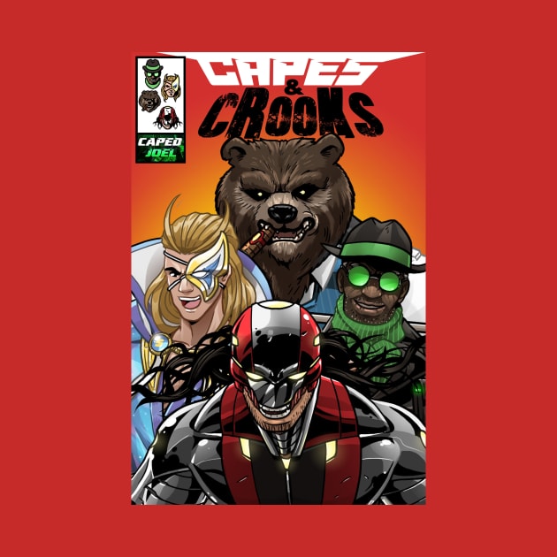 Capes And Crooks Comic Cover by CapedJoel