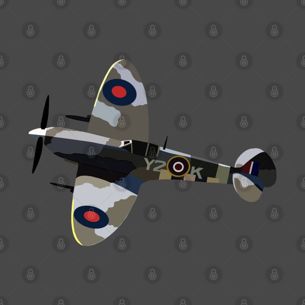 RAF Spitfire War Plane by GregFromThePeg