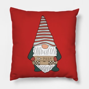 Pizza Delivery Gnome Pillow