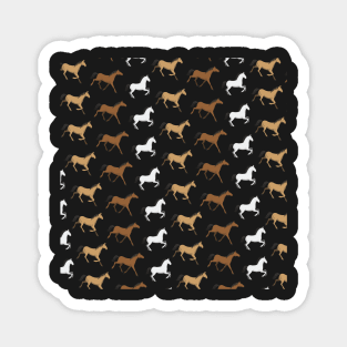 Horses Design, Artwork, Vector, Graphic Magnet