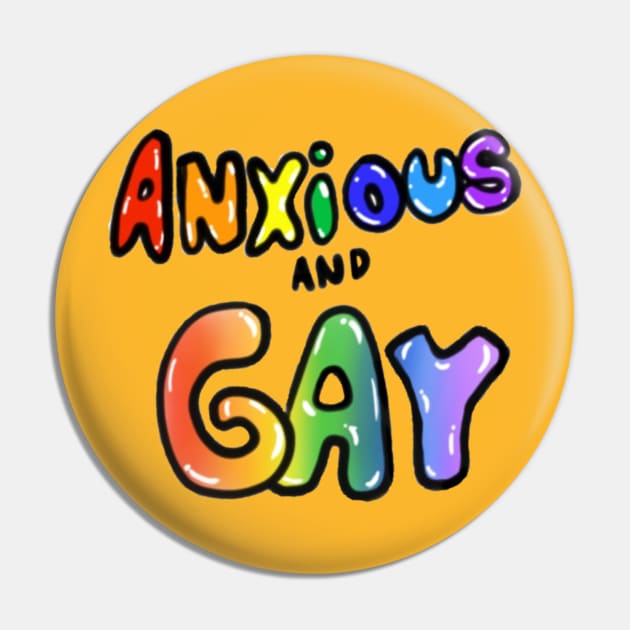 Anxious and gay Pin by ThePurplePigeon