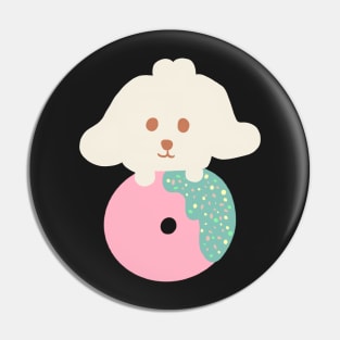 Puppy Donut Pin