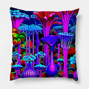 Alien Landscape Pillow