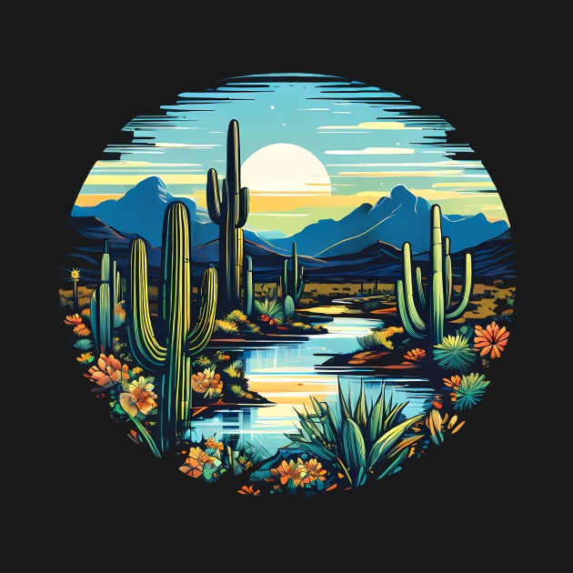 Saguaro National Park by The Dark Matter Art