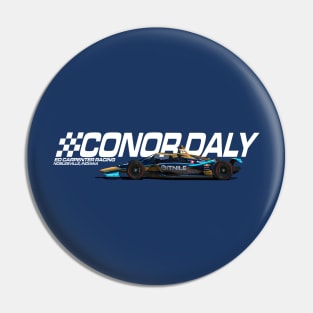 Conor Daly 2022 (white) Pin