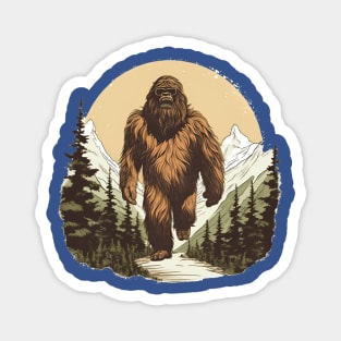 Dope Sasquatch in Nature Magnet