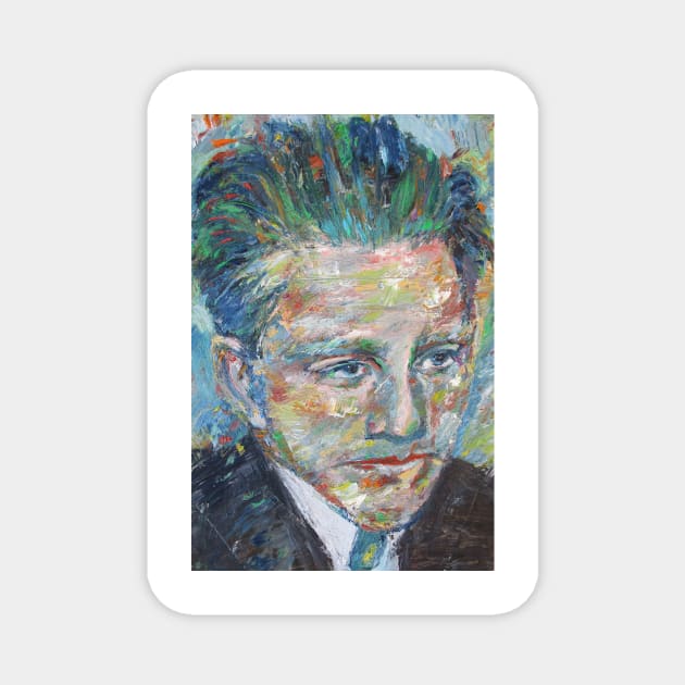 WERNER HEISENBERG oil portrait Magnet by lautir