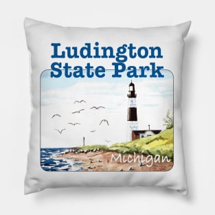 Ludington State Park, Michigan Pillow