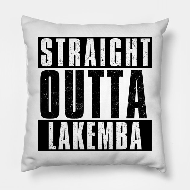 STRAIGHT OUTTA LAKEMBA Pillow by Simontology