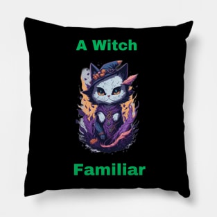 A Witchs Familiar Pillow