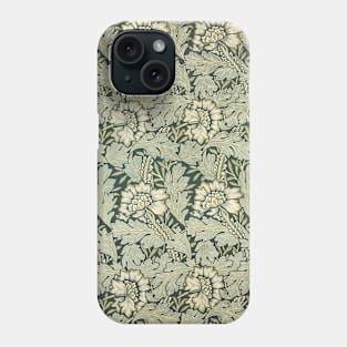 Anemone by William Morris, Vintage Textile Art Phone Case