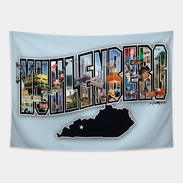 Muhlenberg County Tribute (KY) Tapestry by Grinner Mountain