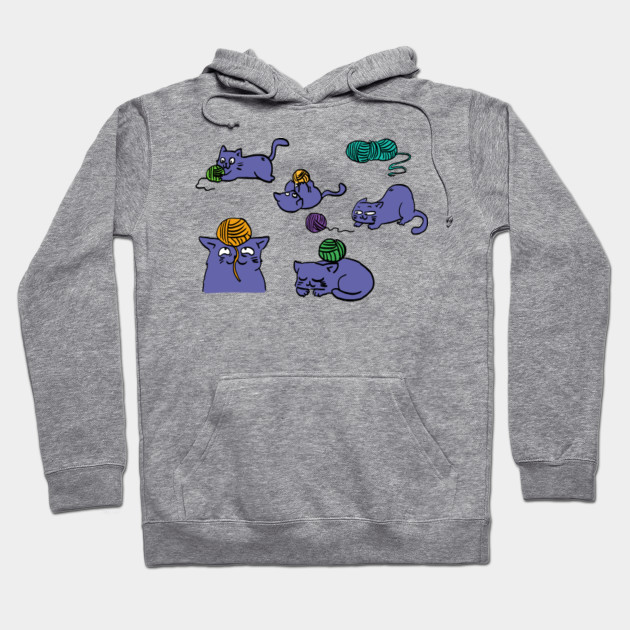 purple cat hoodie