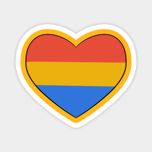 Pansexual Heart Magnet