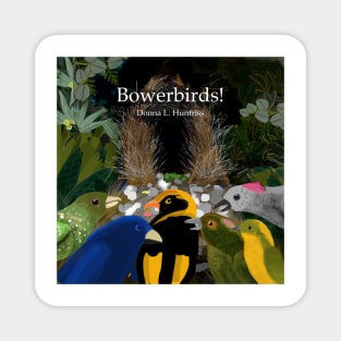 Bowerbirds Square Book Front Cover Magnet