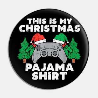 This Is My Christmas Pajama Video Games Boys Men Xmas Pin