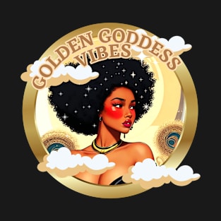 Golden Goddess Vibes Only T-Shirt