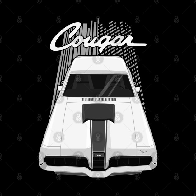 Mercury Cougar 1970 - white by V8social