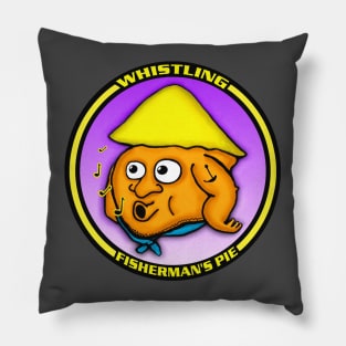 WHISTLING FISHERMAN'S PIE Pillow