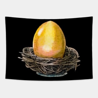 Golden Easter Egg Tapestry
