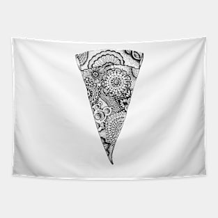 Pizza mandala Tapestry