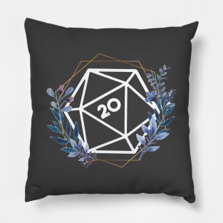 Floral Gold D20 Pillow