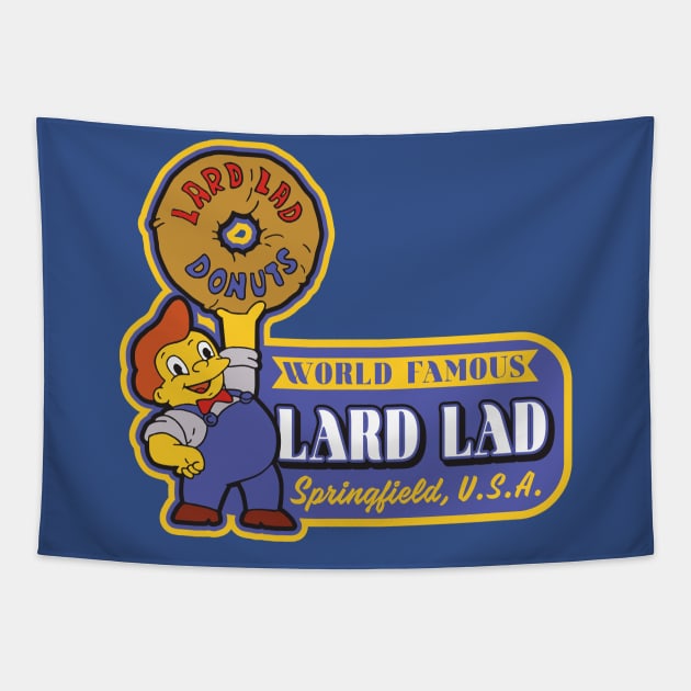 World Famous Lard Donuts Tapestry by Alema Art