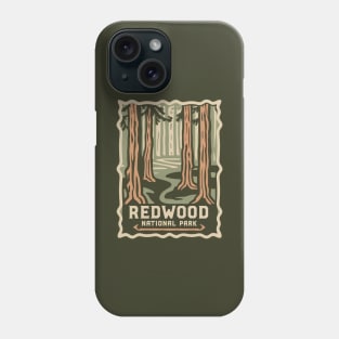 Redwood National Park Travel Sticker Phone Case