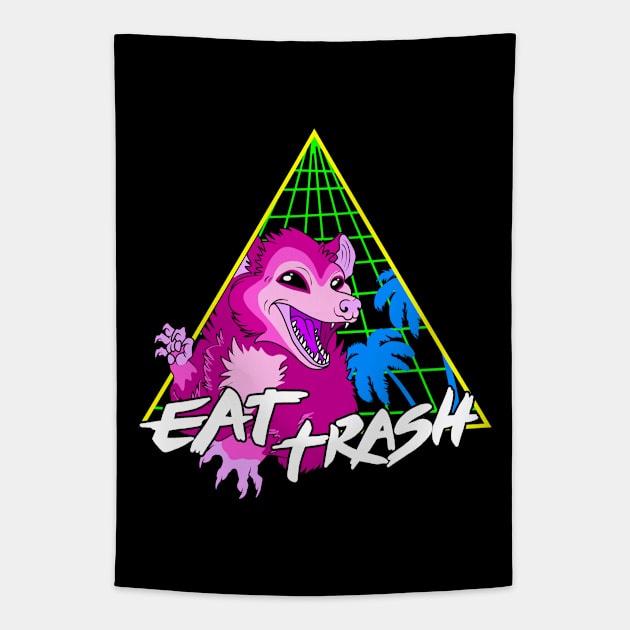 Possum - Eat trash Tapestry by valentinahramov