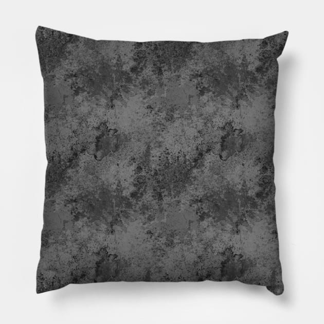 Marble Headstone Grunge Texture Pillow by DeneboArt