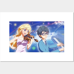 Shigatsu wa Kimi no Uso Art Board Print for Sale by mengekon