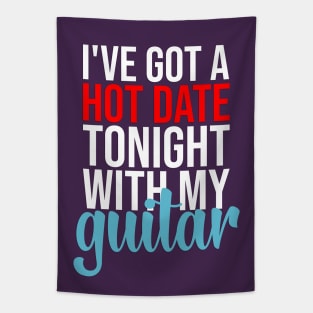 Hot Date With My Guitar Tapestry