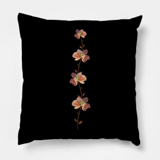 Orange flowers Pillow