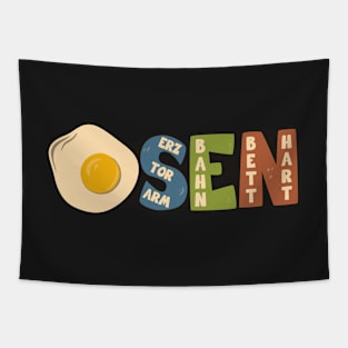 Make iron out of fried eggs Tapestry