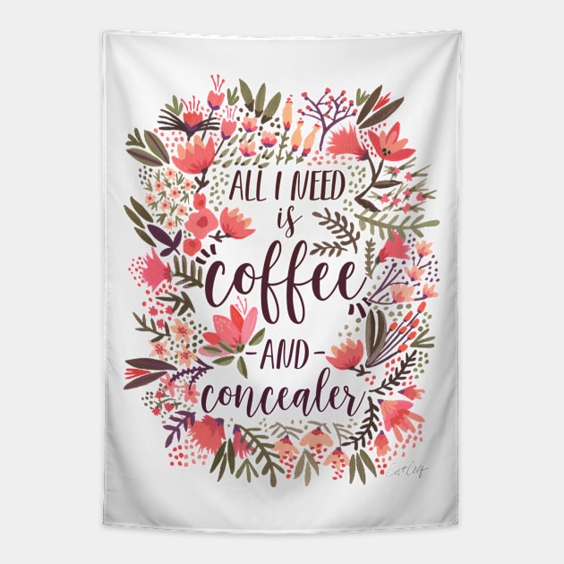 Juicy Coffee Tapestry by CatCoq