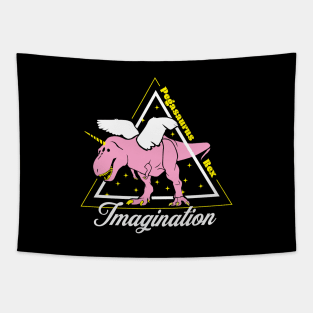 T-Rex Dinosaur with wings and Horn, Pegasaurus Rex Tapestry