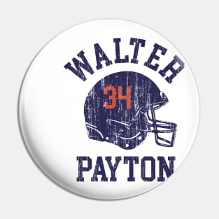 Walter Payton Chicago Helmet Font Pin