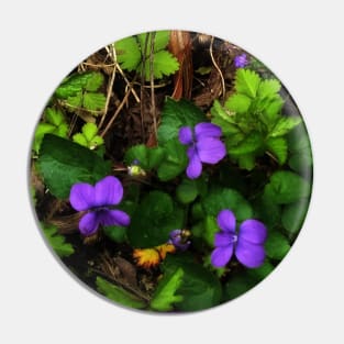 Violets Pin