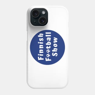 Finnish Football Show logo – blue Phone Case