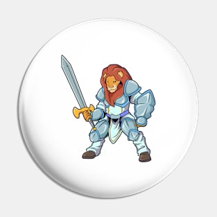 Roleplay Character - Paladin - Lion Pin