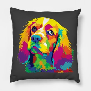 Spaniel Pop Art - Dog Lover Gifts Pillow