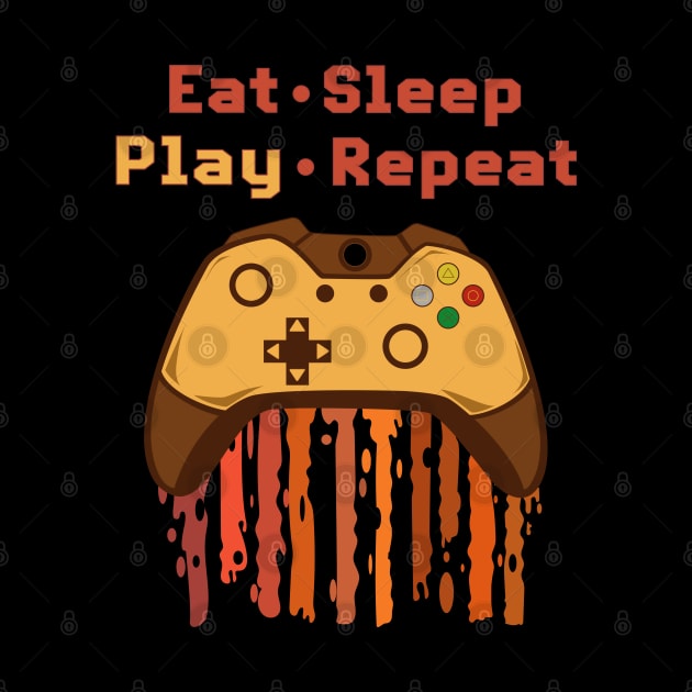Eat Sleep Play Repeat by PunnyPoyoShop