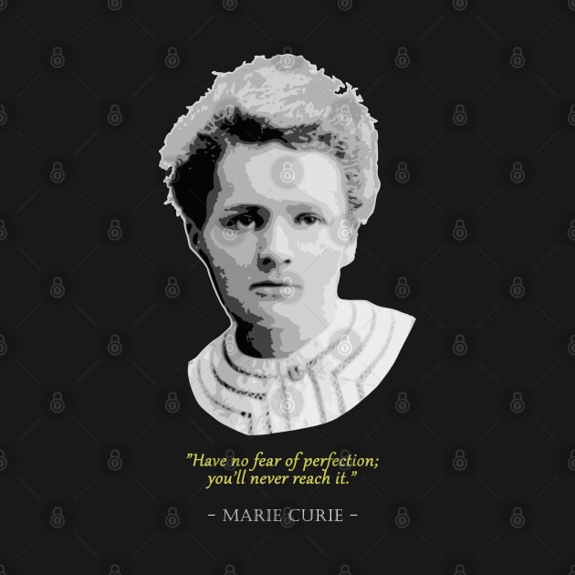 Marie Curie Quote by Nerd_art