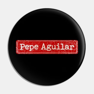 vintage retro plate Pepe Aguilar Pin